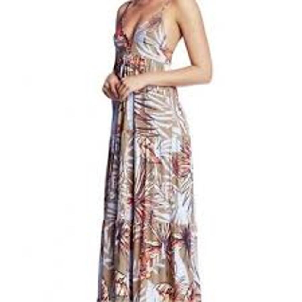 MAAJI Spontaneity Tiered Maxi Dress FEMININE BABYDOLL STRETCHY BEACH Small S